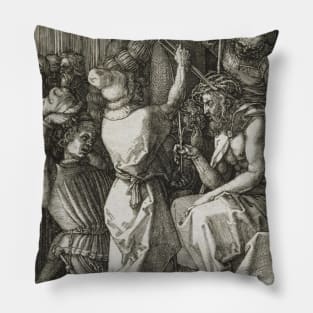 Christ Crowned with Thorns by Albrecht Durer Pillow