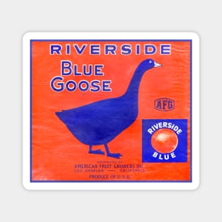 Blue Goose crate label,1940 Magnet