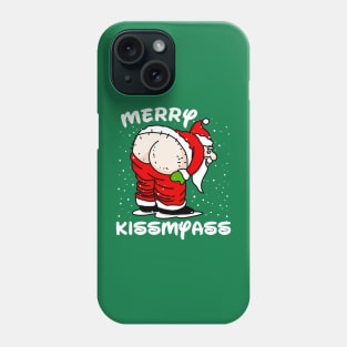 Merry Kissmyass Funny Santa Claus Phone Case