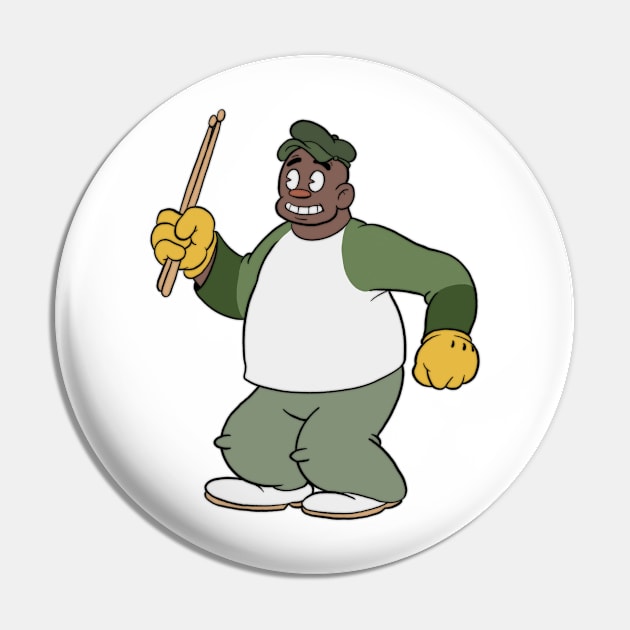 Russy drummer 1930s rubberhose style Pin by Kevcraven