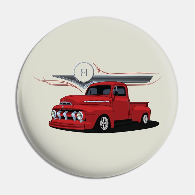 Ford F-1 Pin by AutomotiveArt