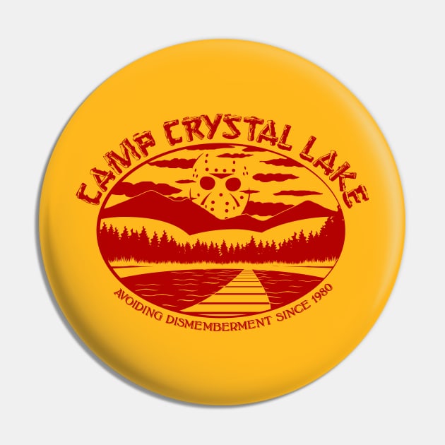 Camp Crystal Lake Pin by JodyTerblanche