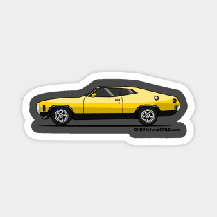 1972 XA GT Aussie Muscle Car Magnet