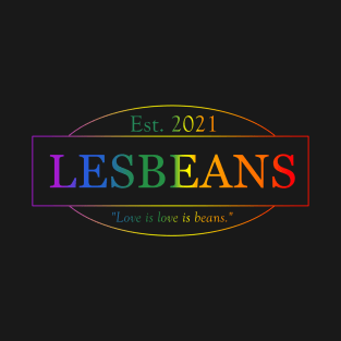 Lesbeans (rainbow) T-Shirt