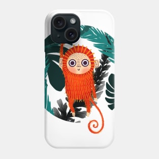 Hang in there monkey Phone Case