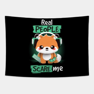 Real people scare me Tapestry