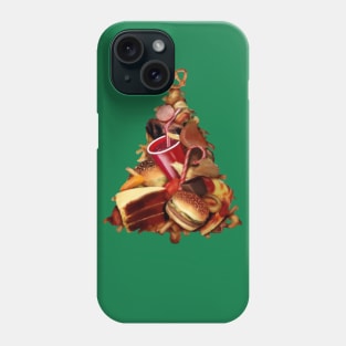 Pizza, Fast Food, Burger Xmas Christmas Tree Phone Case