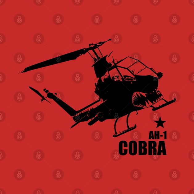 AH-1 Cobra Helicopter Gunship (Small logo) by TCP