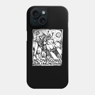 Bending Hectic - The Smile - Illustrated Lyrics Phone Case