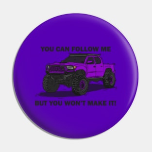 Toyota 4Runner Monster - Purple Pin