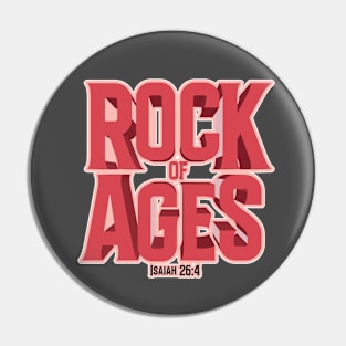 Rock of Ages Pin