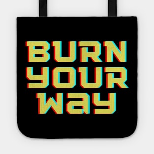 Sports Tire Burn Your Way Tote