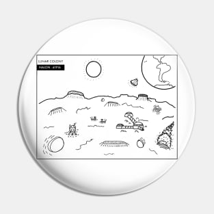 Lunar Colony Pin