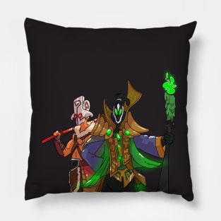 Juggernaut and Rubick dota 2 Pillow