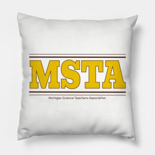 MSTA Old School Kalamazoo Gold/Brown Pillow