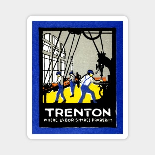 1915 Trenton New Jersey Magnet