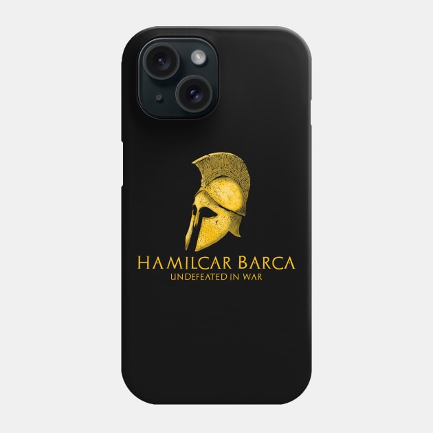 History Of Ancient Carthage - Hamilcar Barca - Punic War Phone Case by Styr Designs