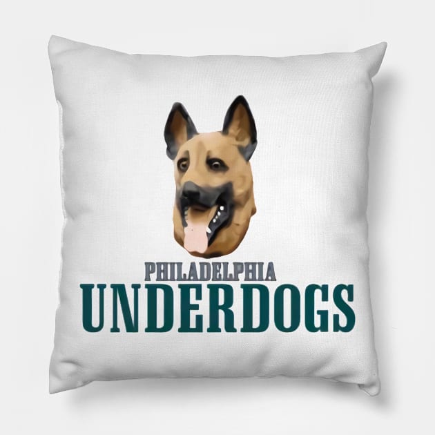 Philadelphia Underdogs 2018 Pillow by bardonphelps