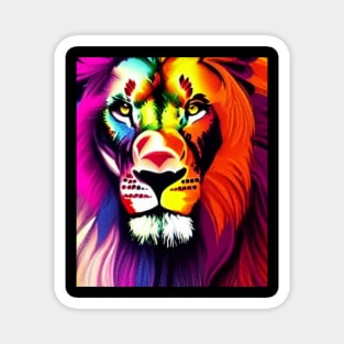 Lion art Magnet