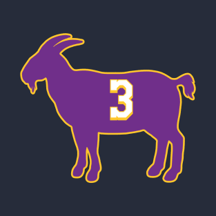 Anthony Davis Los Angeles Purple Goat Qiangy T-Shirt