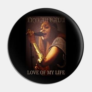 Retro wall Erykah Badu beautiful Pin