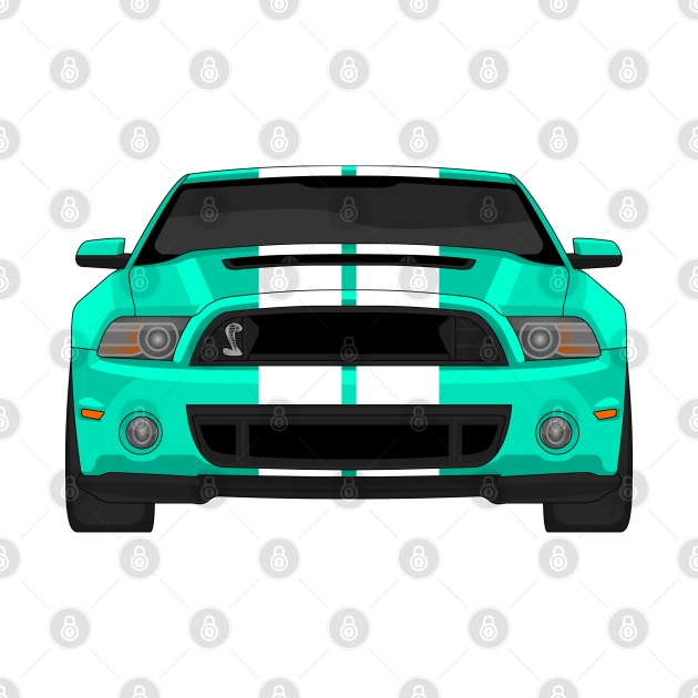 MUSTANG SHELBY GT500 TURQUOISE by VENZ0LIC