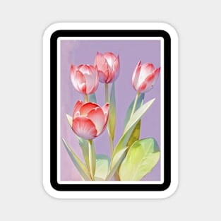 Pink Flower, Beautiful Flowers Magnet