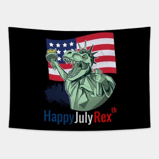 Happy July Rex Tapestry