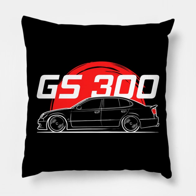 GS 300 JDM MK2 Art Pillow by GoldenTuners