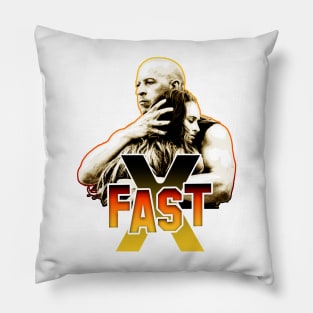 FAST X vin diesel fan works graphic design by ironpalette ( Fast 10 ) Pillow