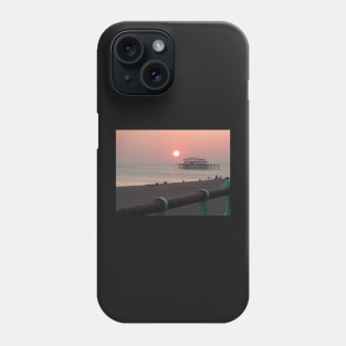 Brighton Beach at Sunset Phone Case