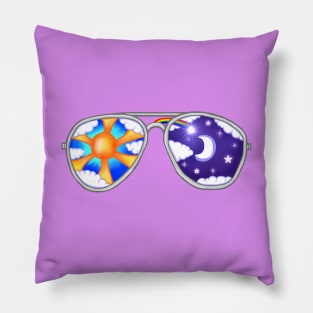 Day and Night Sunglasses Pillow