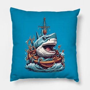 shark attack Pillow