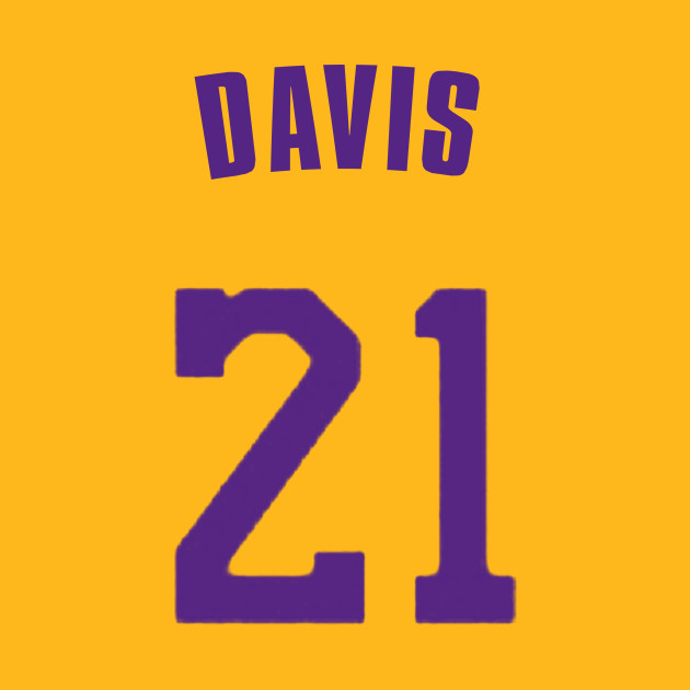 Anthony Davis Jersey - NBA Los Angeles Lakers by xavierjfong