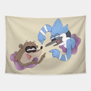 Regular Show - Mordecai and Rigby Tapestry