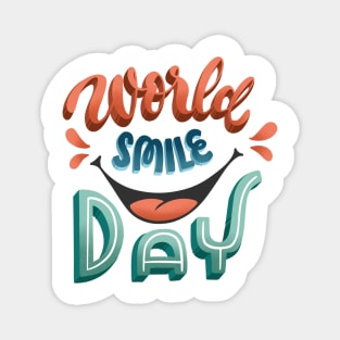 world smile day Magnet