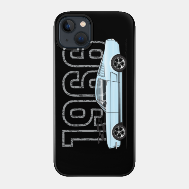 1966-Arcadian Blue - 1966 Fastback - Phone Case