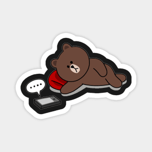 brown and cony Magnet