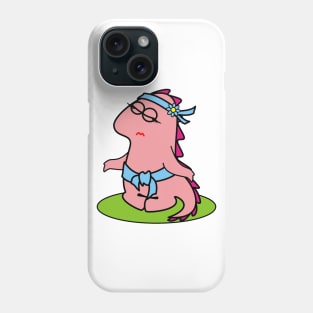 Yoga dragon girl Phone Case