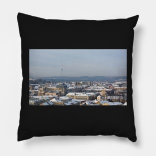 Vilnius city from Gediminas castle hill Pillow