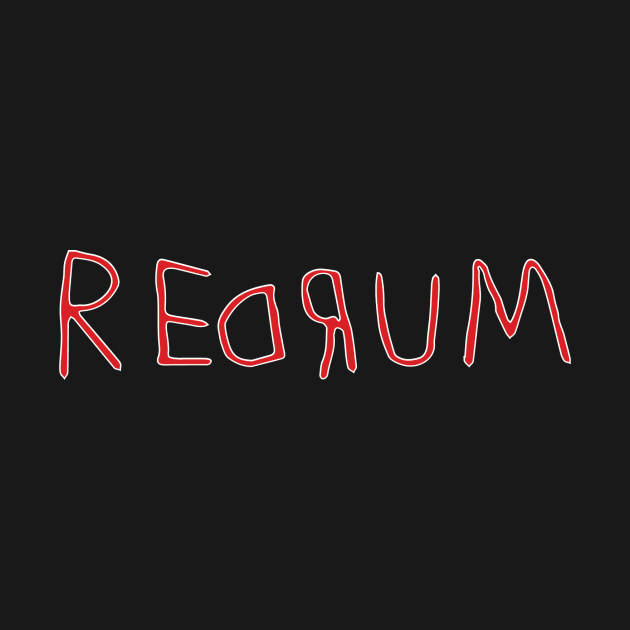 Redrum the Shining Tee Tshirt by murdershirts