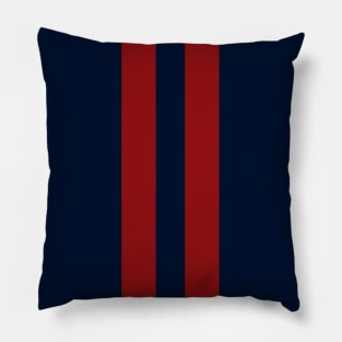 Navy Red Red Pillow