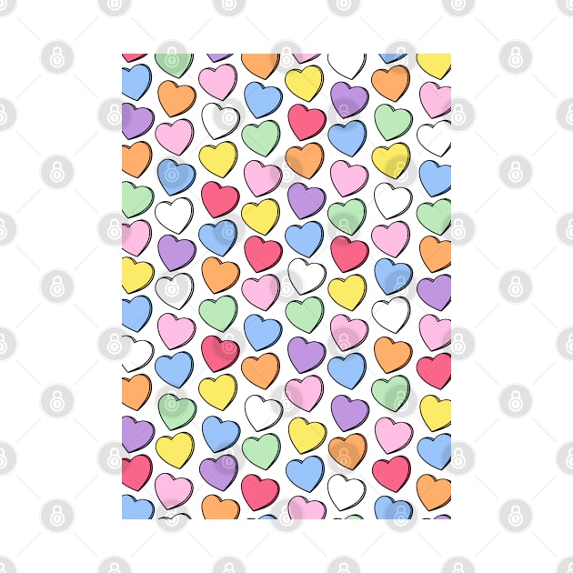 Love heart pattern 1 by MickeyEdwards