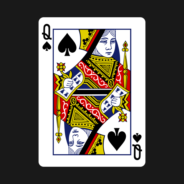 Queen of spades card game - xpbatman