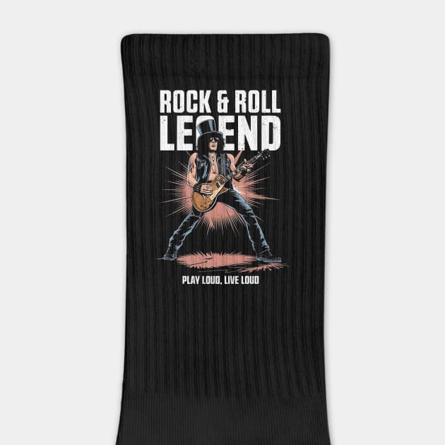 Rock & Roll Legend Guitarist by Mara Bun