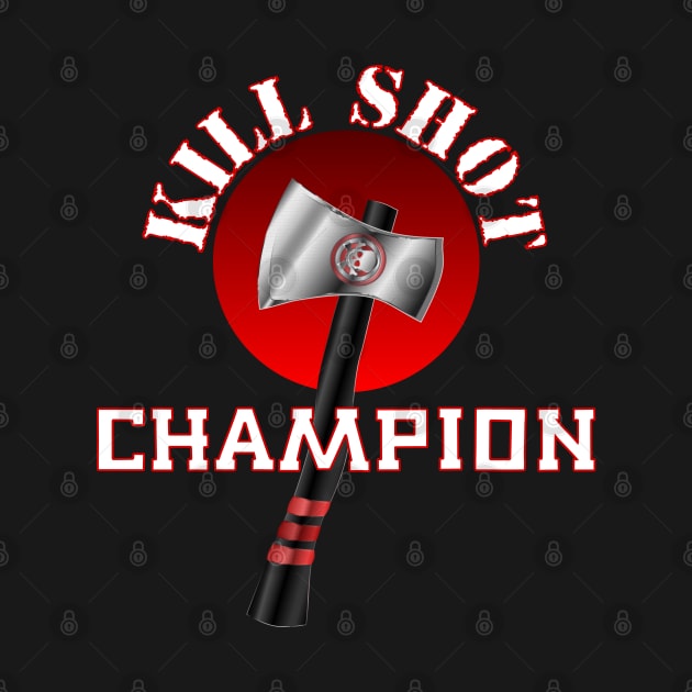 Kill Shot Champion Competition Throwing Axe by geodesyn