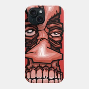 red face Phone Case