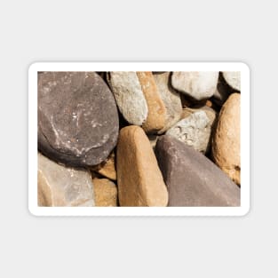 Cobble Stone High On Beach Edge Magnet