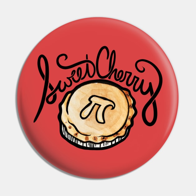 Cherry pi Pin by bubbsnugg