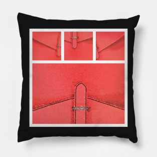 RED HANDBAG SERIES - Number one. Pillow